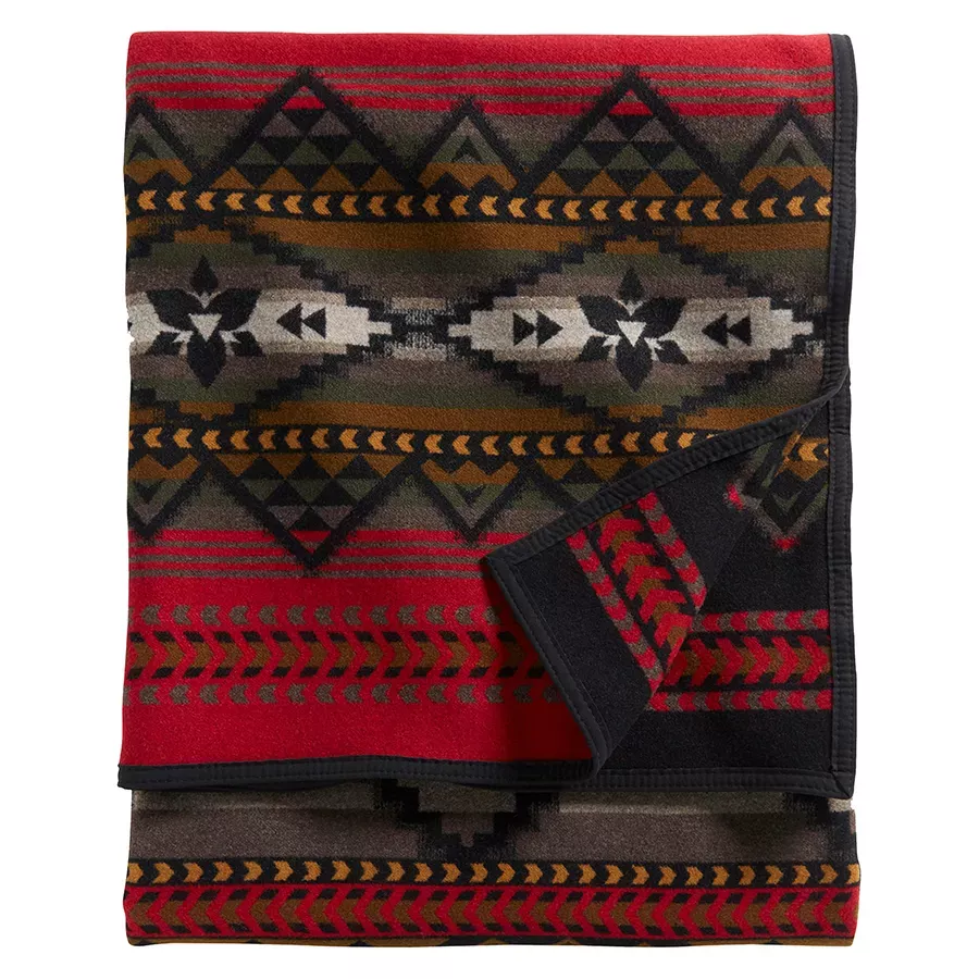 Pendleton Lost Trail Jacquard Unnapped Robe - 80"x64"