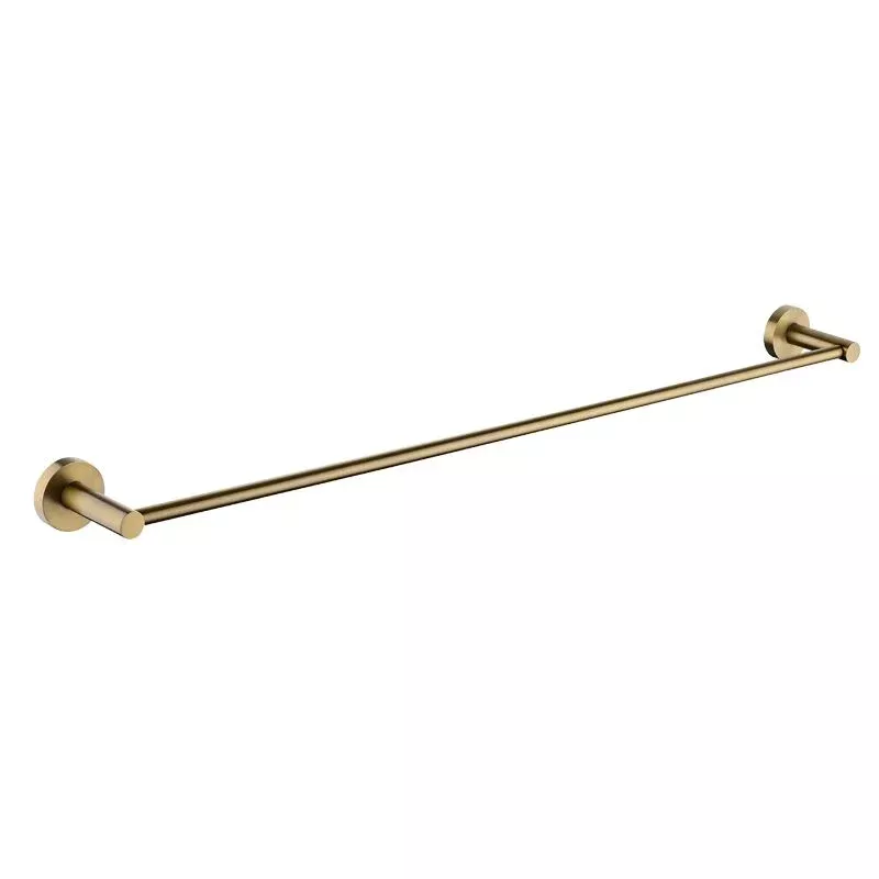 Pentro Brushed Yellow Gold Single Towel Rail