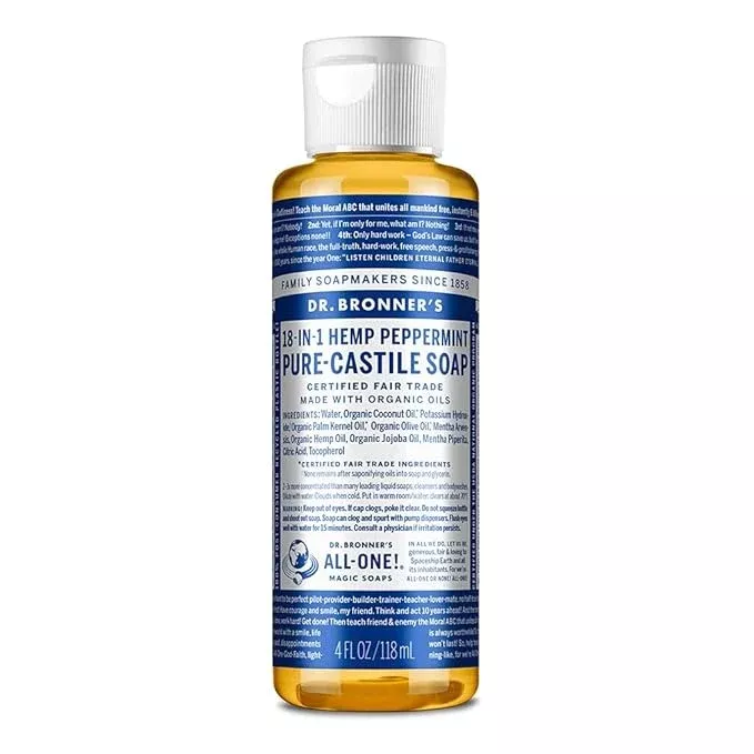 Peppermint Pure-Castile Liquid Soap - (4 oz.)