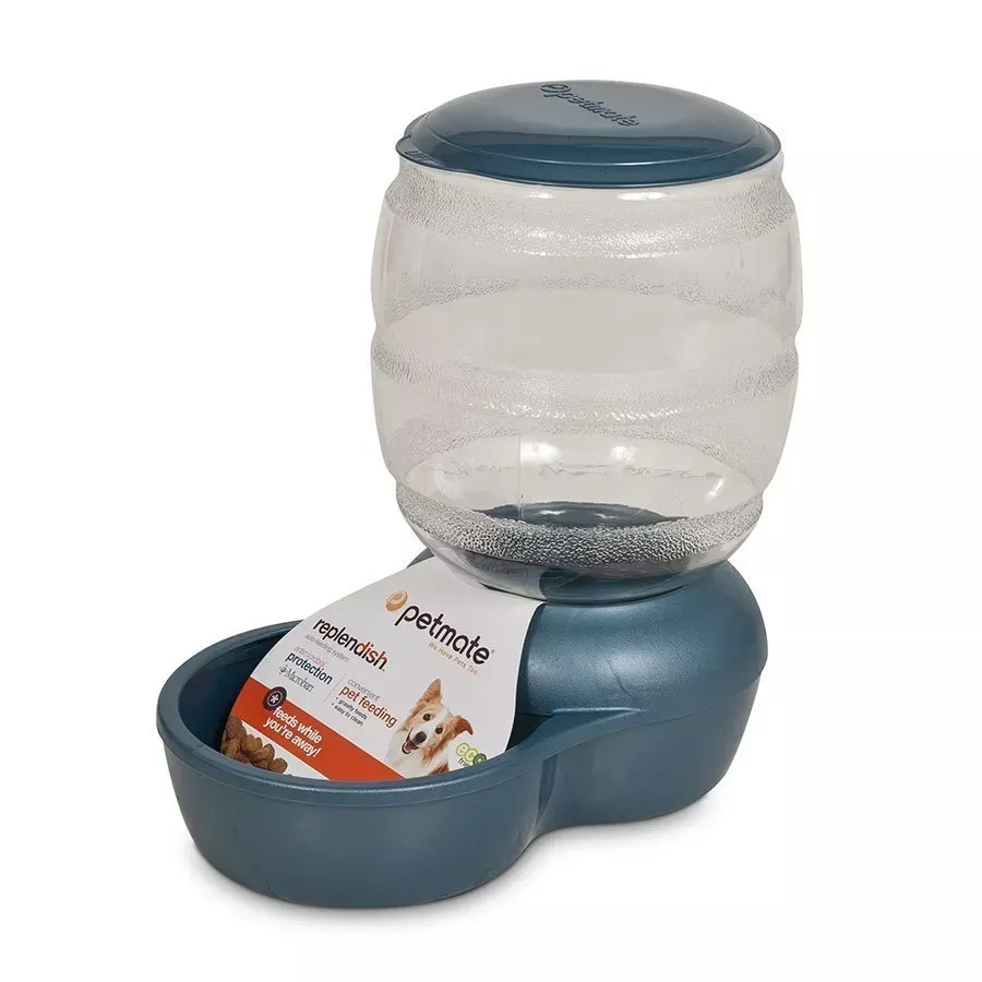 Petmate Replendish Feeder with Microban -Pearl Peacock - 10 lb
