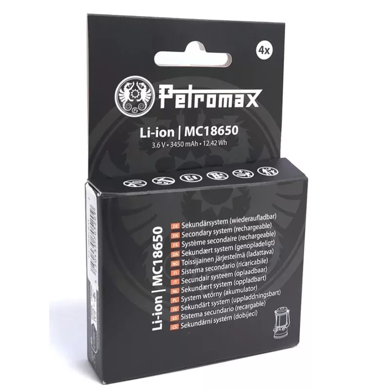 Petromax – 18650 Li-Ion Batterij 4st