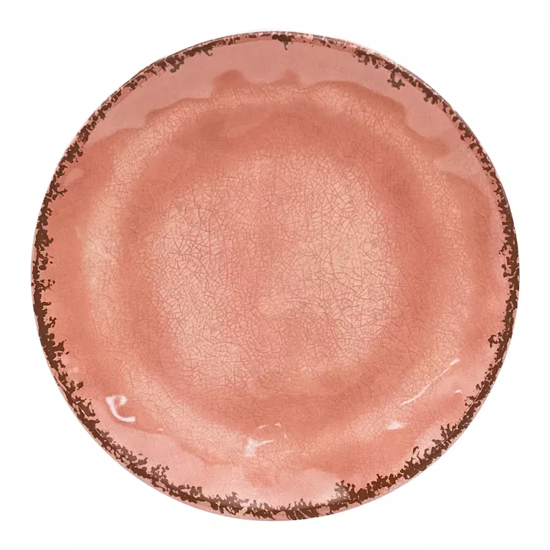 Pink Melamine Salad Plate, 9"