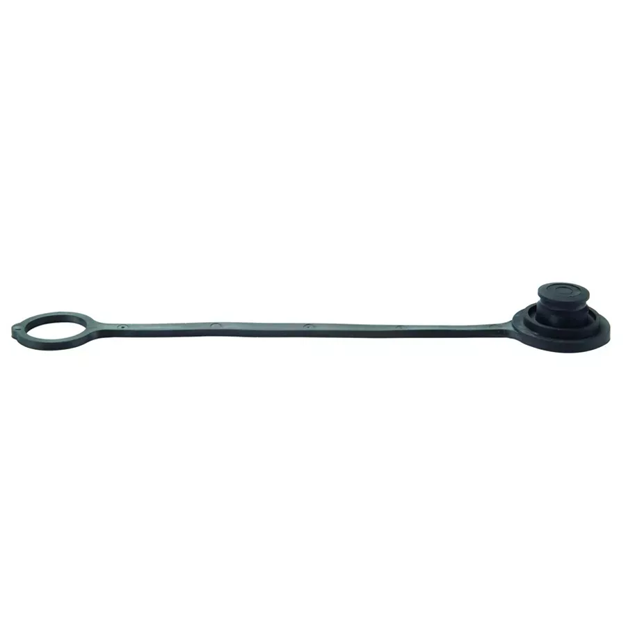 Pioneer 1/2" Rubber Dust Plug - Black - 2 pk