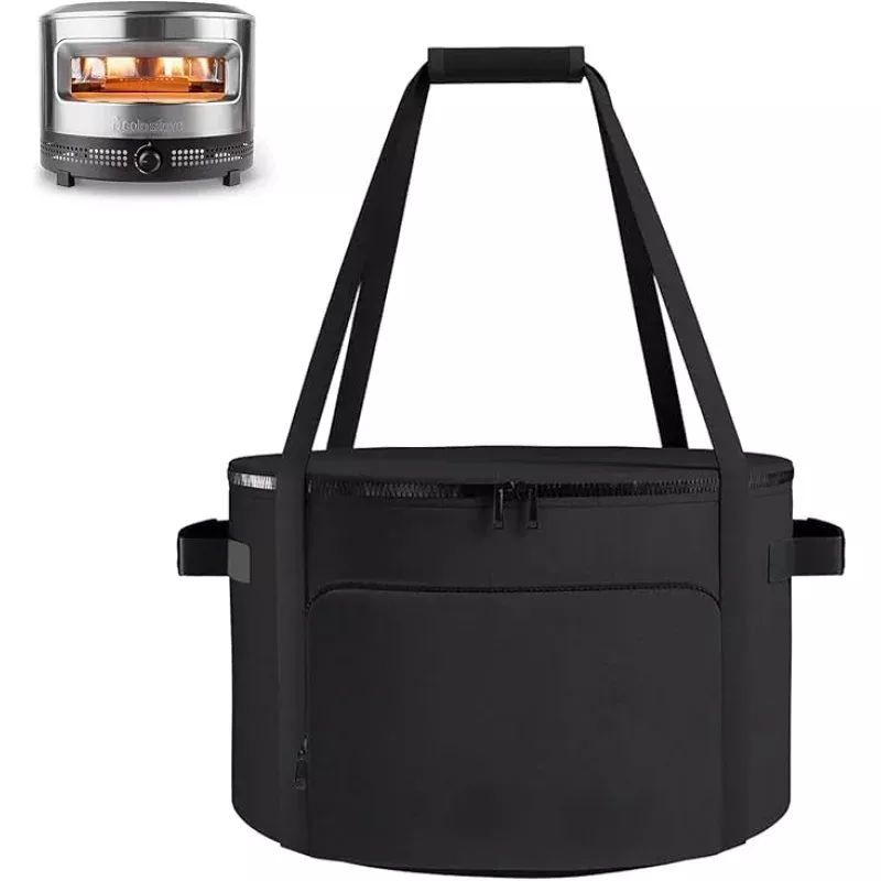 Pizza Oven Carry Bag for Solo Stove Pi Pizza Oven, Waterproof Dustproof Solo Stove Pi Shelter, Storage Bag with Durable Handles, 21 Dia x 16 H Caryy Case for PizzaOven