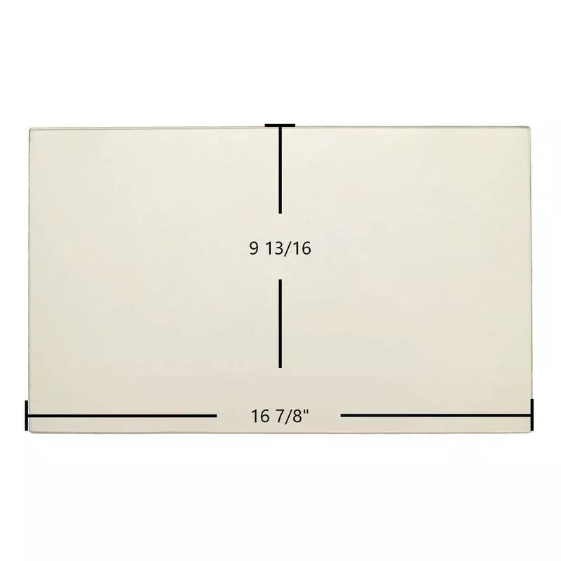 Plazetta P957 Pellet Stove Ceramic Glass | 16 7/8″ x 9 13/16″