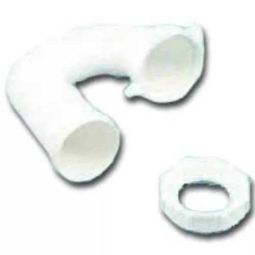 Plumb Pak PP20662 J-Bend Repair Trap, 1-1/2", White