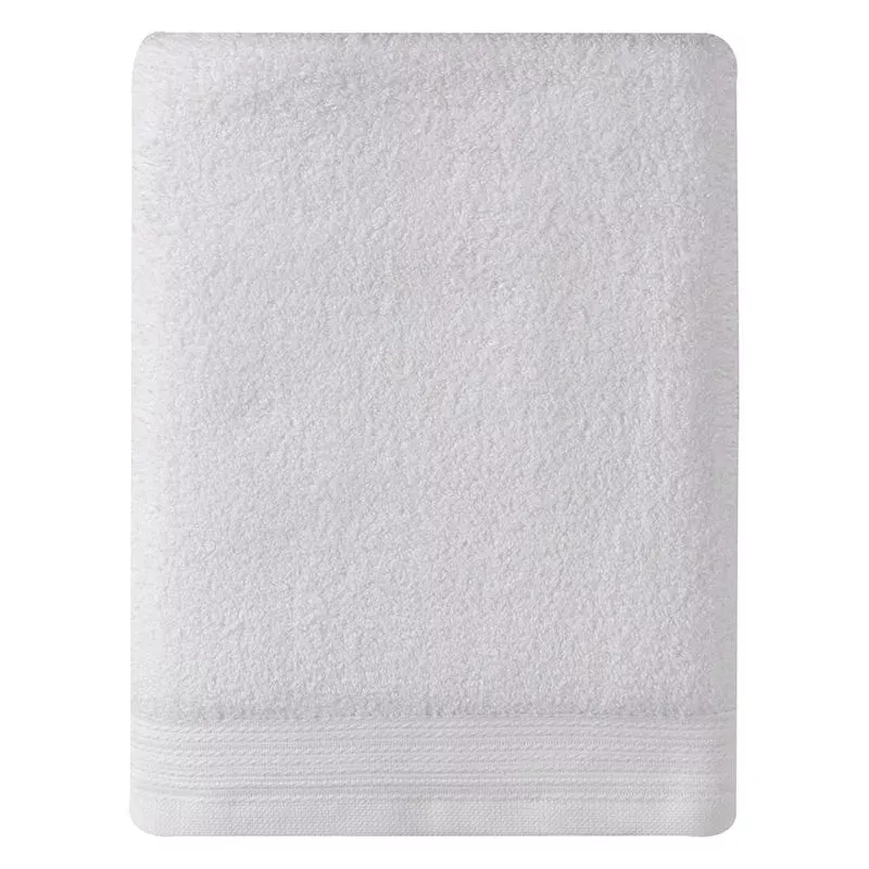 Plush Performance Solid White Bath Sheet, 35x63