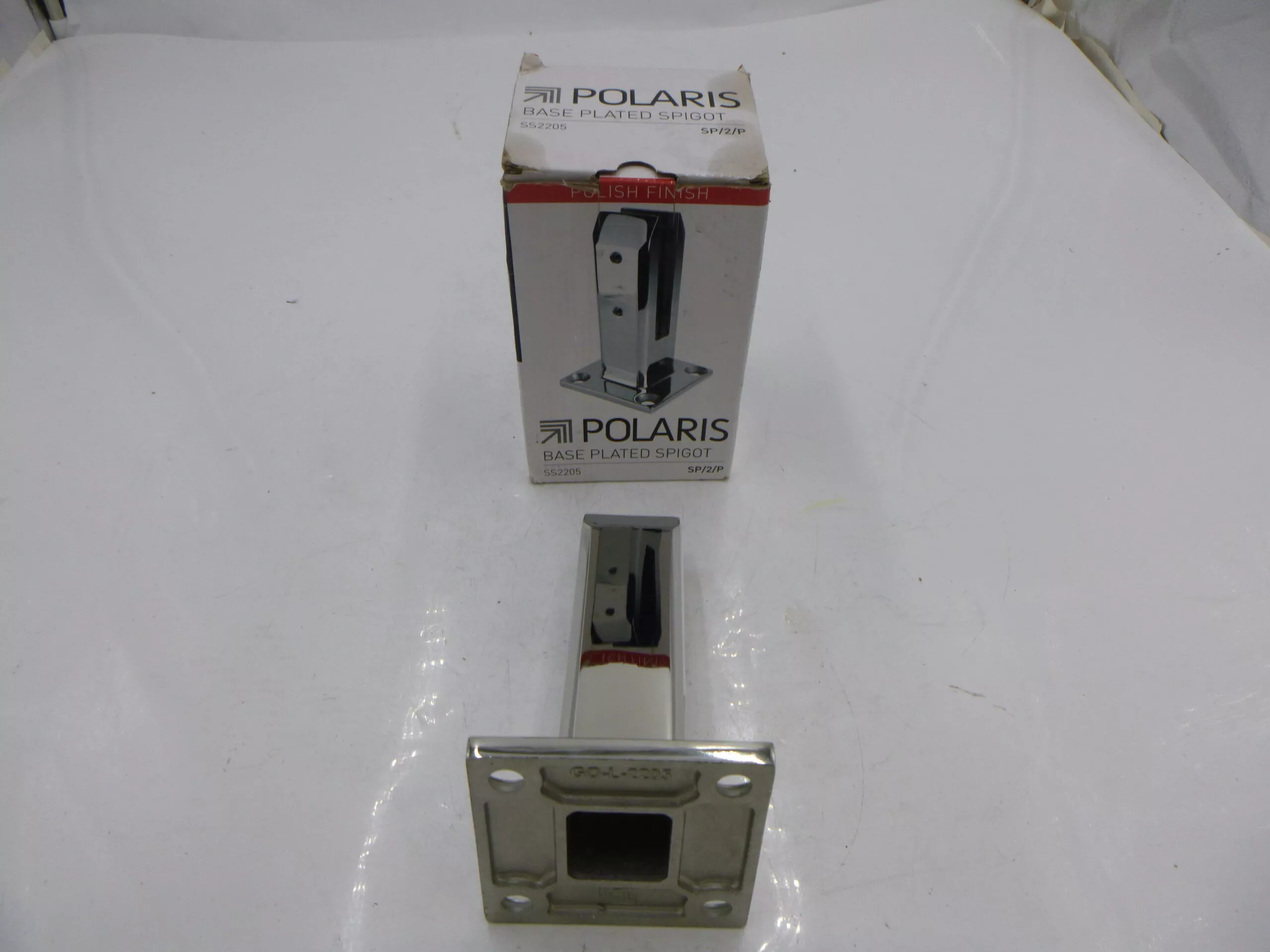 Polaris Base Plated Spigot SS2205 Polish Finish