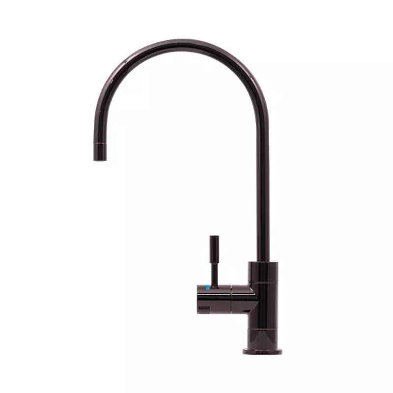 Polished Black Designer Faucet High Loop 1/4 Turn LED