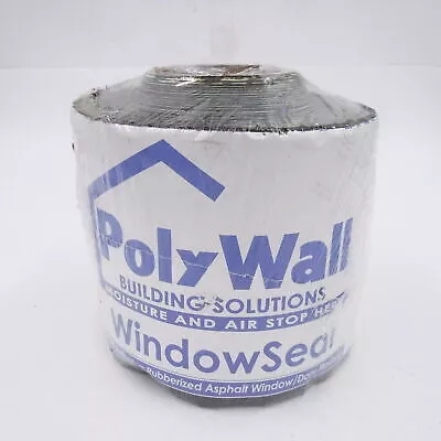 PolyWall WindowSeal Self-Adhering Rubberized Asphalt Window Flashing 6″x100′