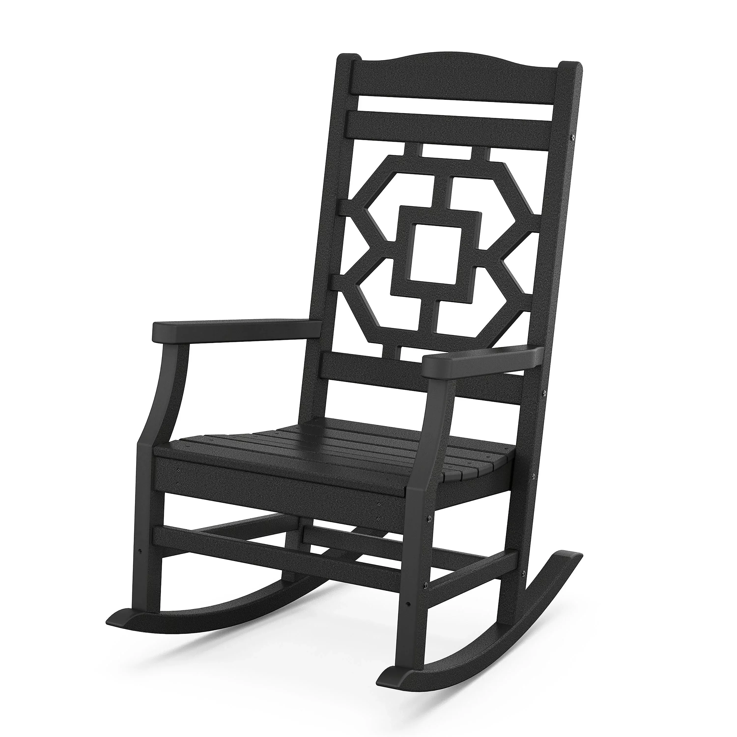 POLYWOOD Chinoiserie Rocking Chair