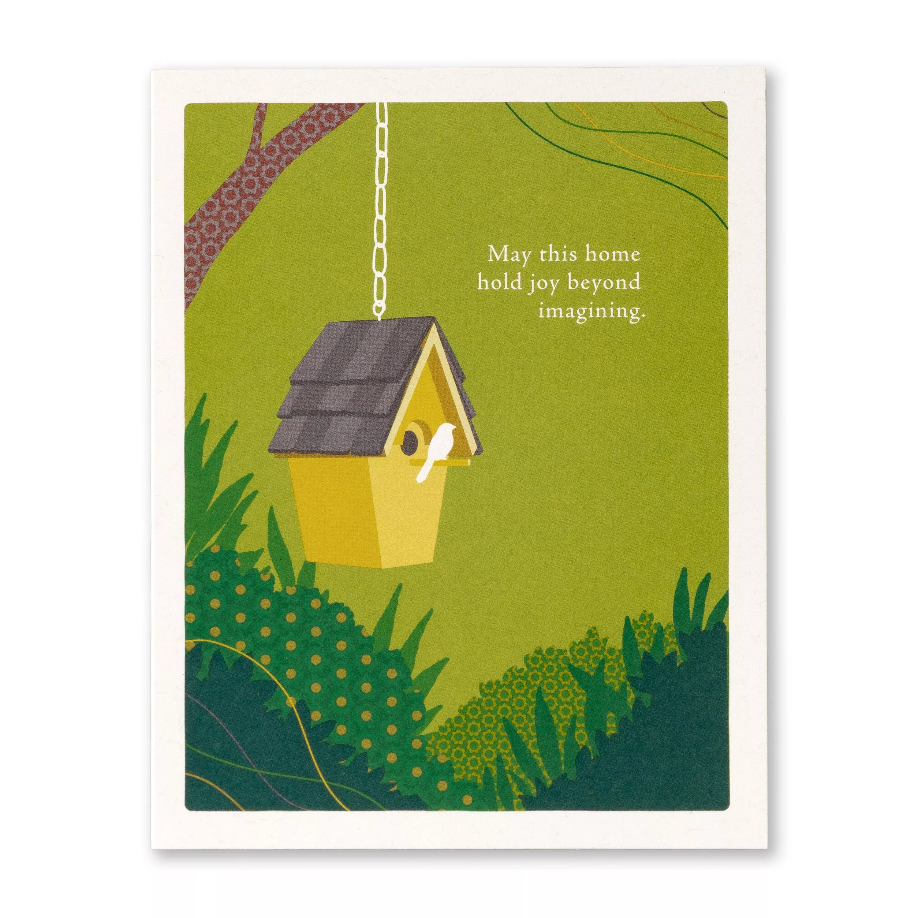Positively Green - Congratulations Card, May This Home Hold Joy