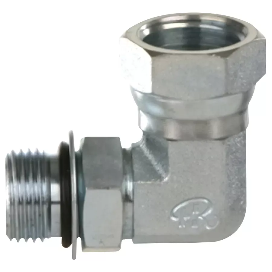 Pressure Connections 3/8 Male ORB X 3/8 Female NPSM Swivel 90
