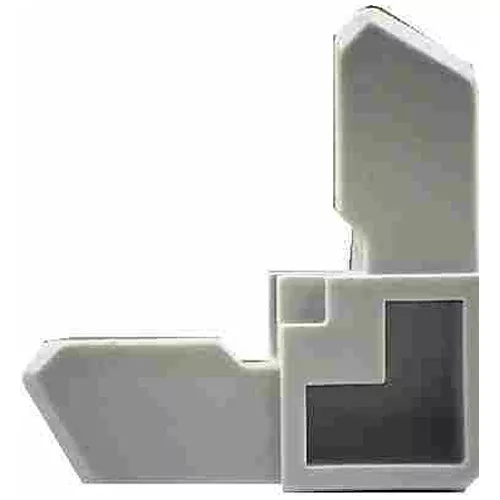 Prime Line PL14312 No Mitering Corner Window 3/8" Gray