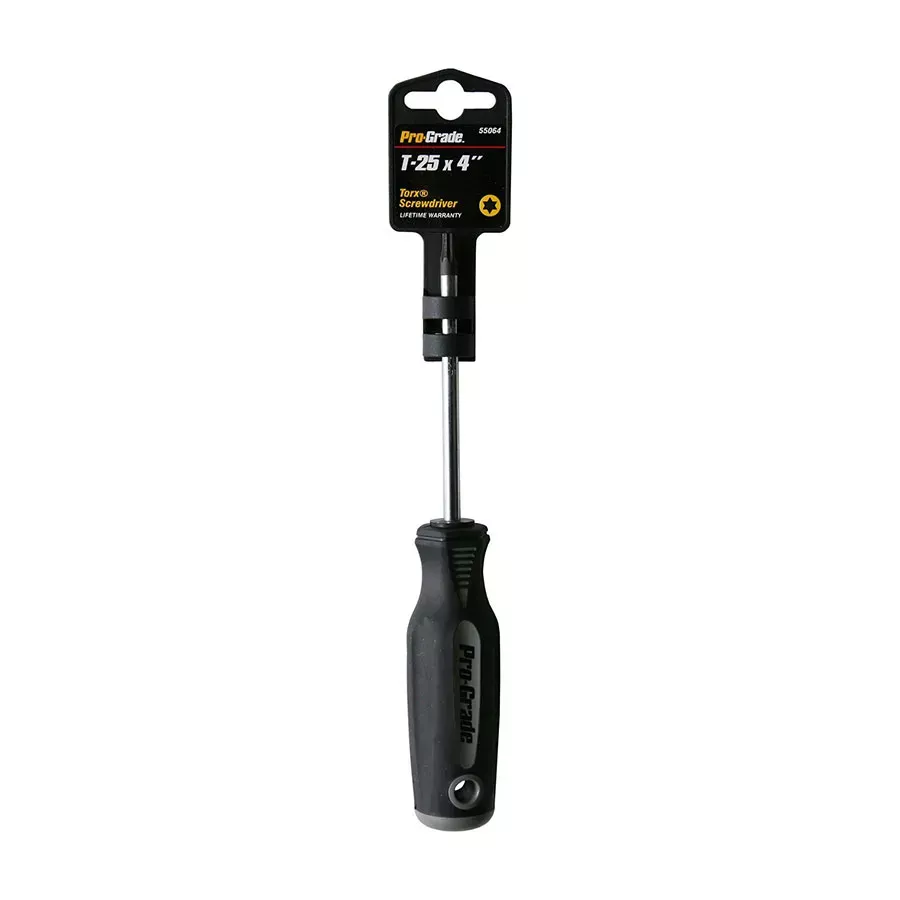 Pro-Grade T25 X 4" Torx Screwdriver W/ Cushion Grip