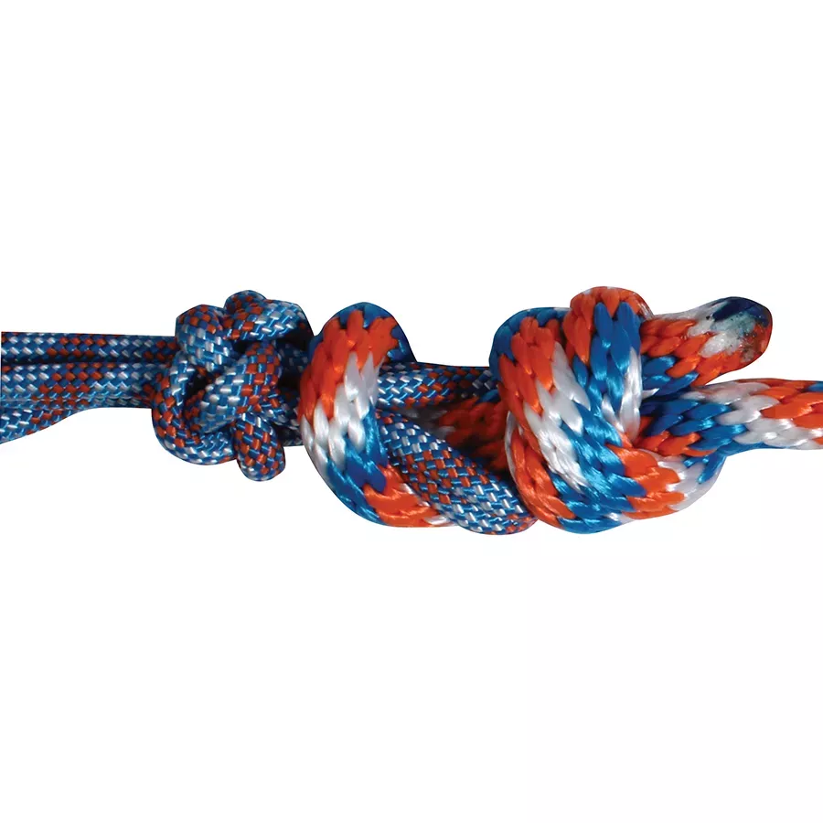 Professional's Choice Rope Halter with Lead - 10' - Pacific/Orange