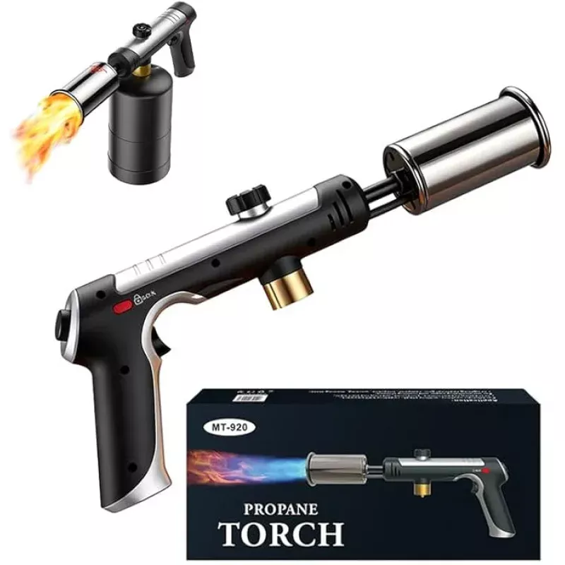 Propane Torch, Adjustable Flame Propane Torch, Precision High Heat Blow Torch, Christmas Gift for Grilling, Charcoal Ignition, Culinary Tasks & Home Improvement (10)