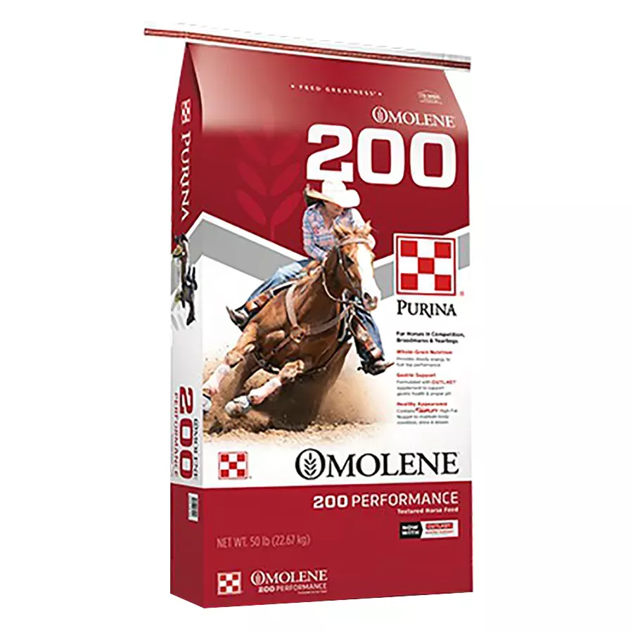 Purina Omolene 200 Performance Horse Feed - 50 lb