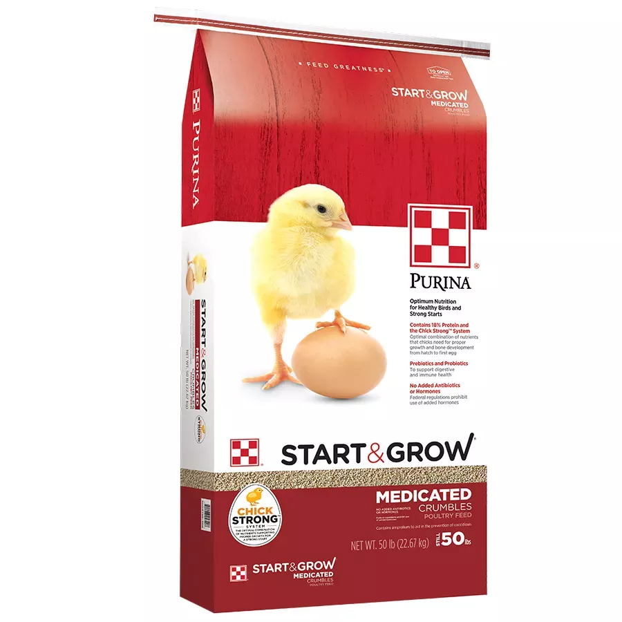 Purina Start and Grow Medicated Chick Feed