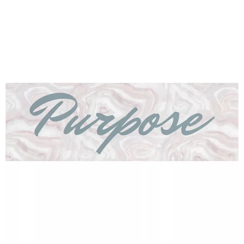 Purpose Canvas Wall Art, 15x5