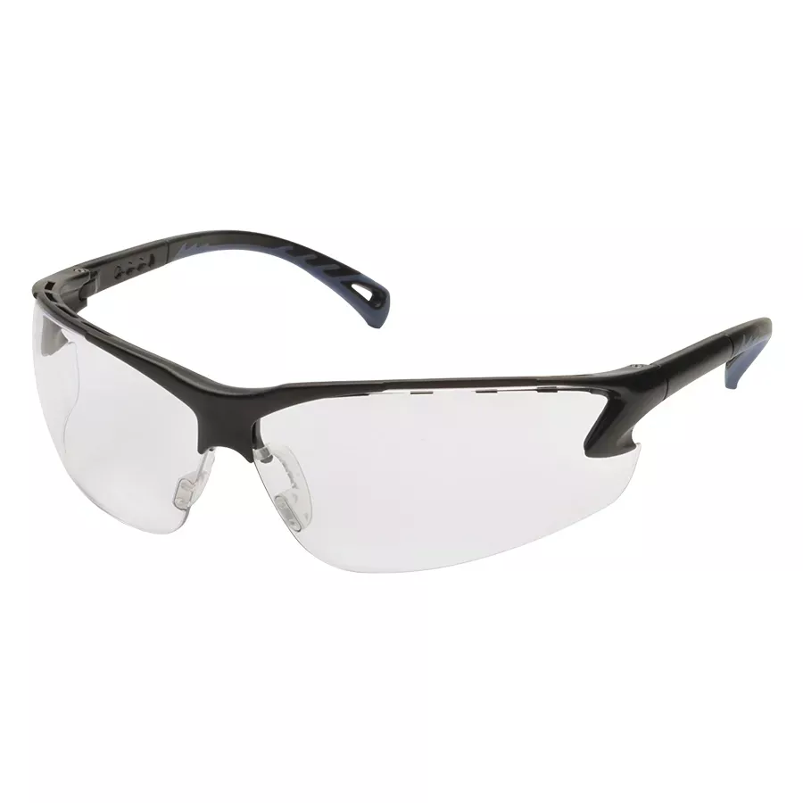 Pyramex Safety Venture 3 Retail Eyewear - Black/Clear