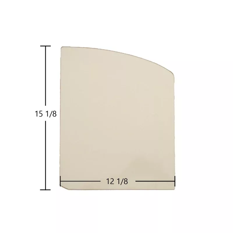Quadra-Fire 7100 & 7100FP Double Door Ceramic Glass Panel | 12 1/8″ x 15 1/8″ | Part #433-5750
