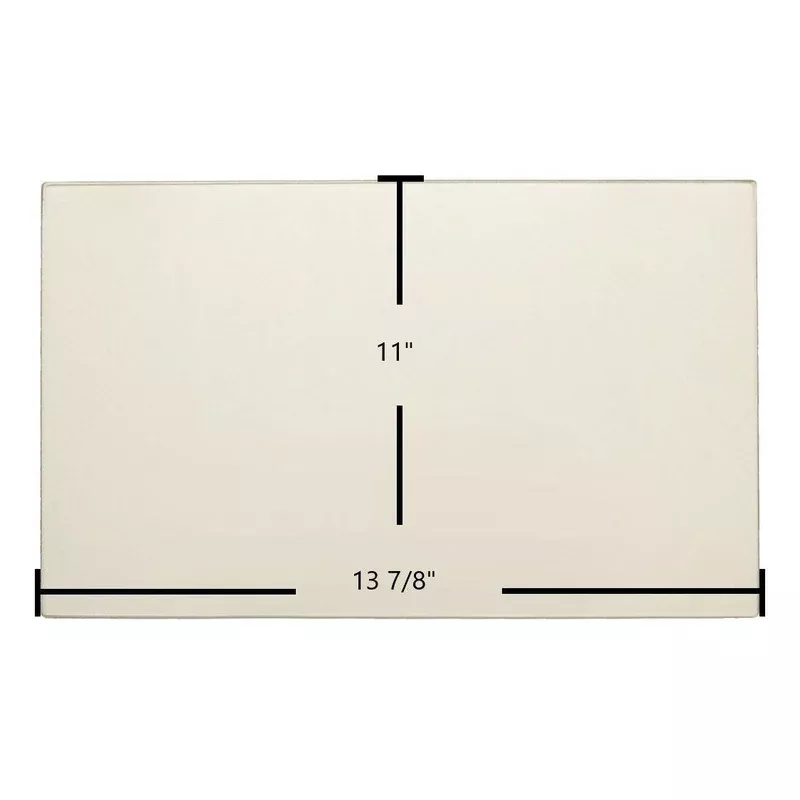 Quadra-Fire Classic Bay Center Ceramic Glass Panel | 13 7/8″ x 11″ | Part #510-5400