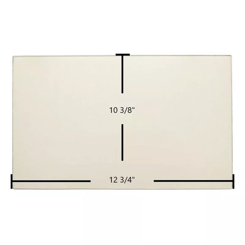Quadra-Fire Garnet MBK Ceramic Glass Panel | 12 3/4″ x 10 3/8″ | Part #7016-023