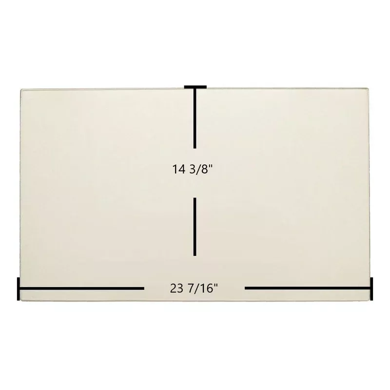 Quadra-Fire Topaz Ceramic Glass Panel | 23 7/16″ x 14 3/8″ | Part #7011-015