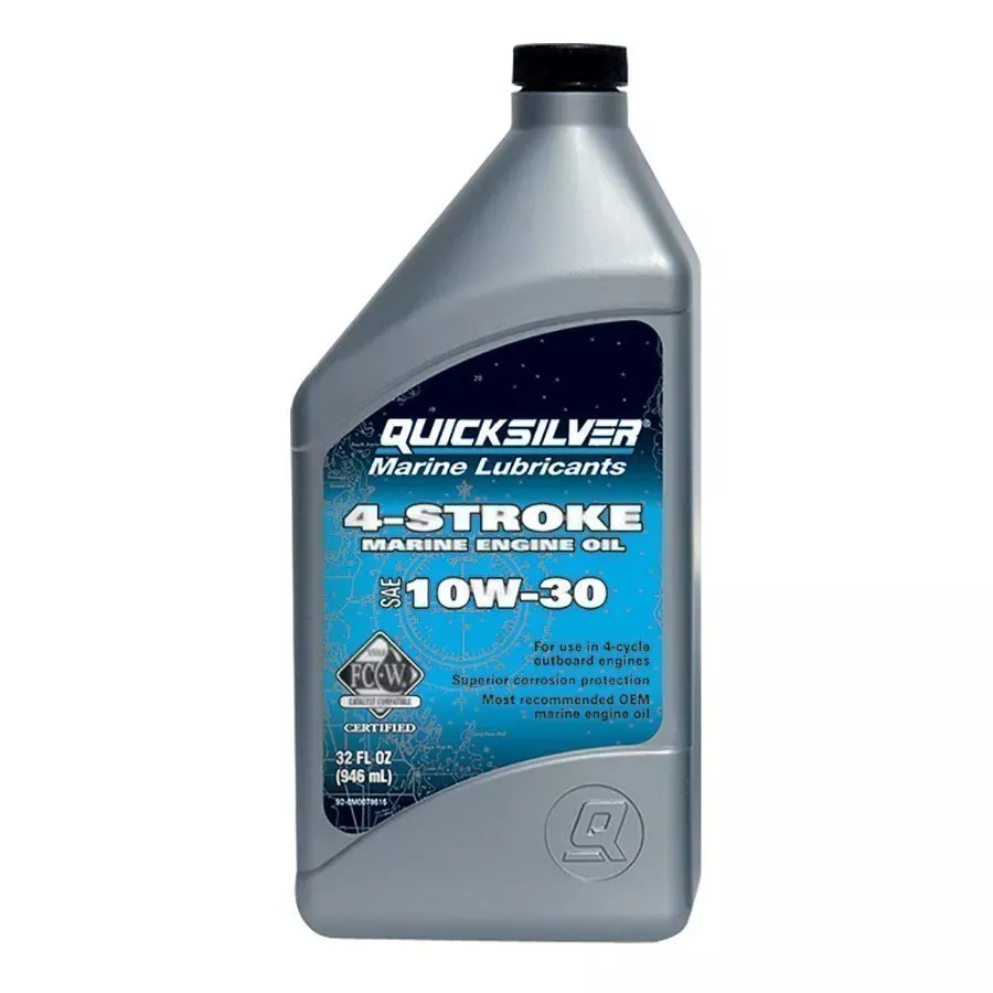 Quicksilver 10W30 4-Stroke Marine Engine Oil