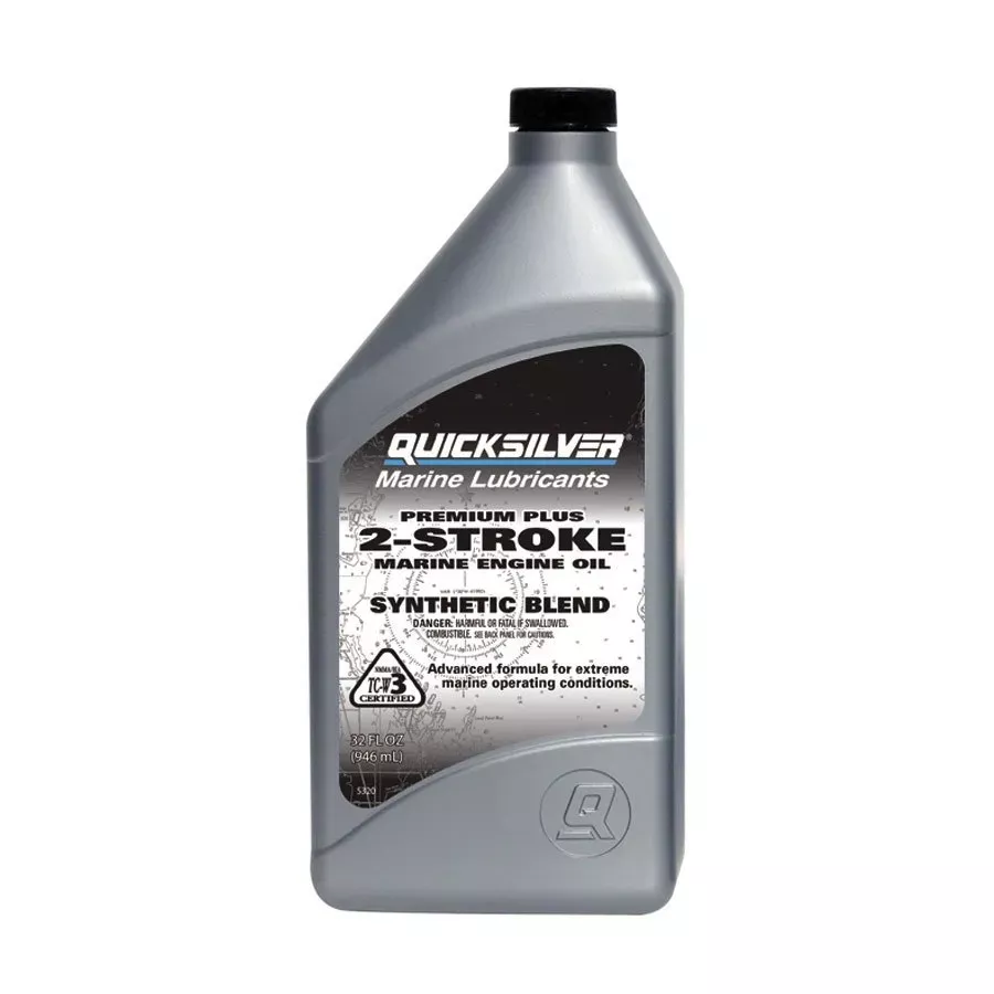 Quicksilver Premium Plus 2-Cycle Outboard Oil - 1 qt