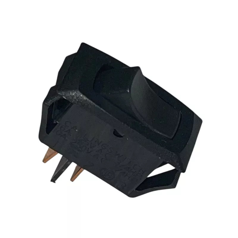 RA-901 Rocker Switch | SPST On/Off Curvette Style Matte Black | Part #4RSMA