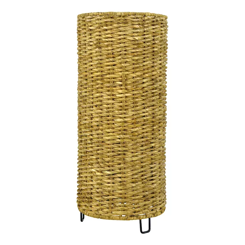Rattan Desk Uplight, 14"