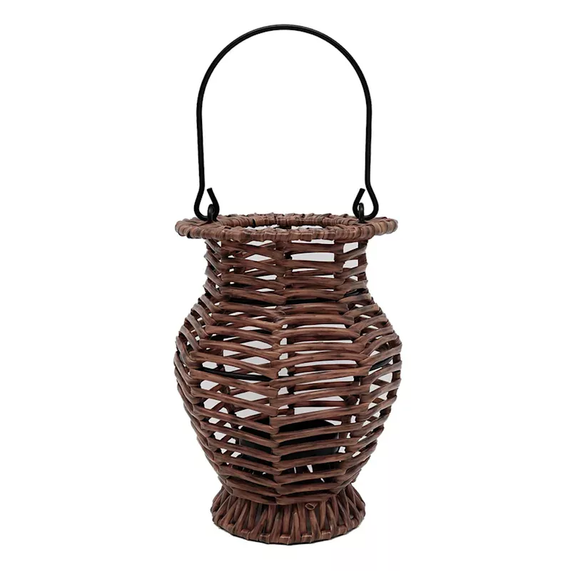 Rattan Lantern, 4.5x6