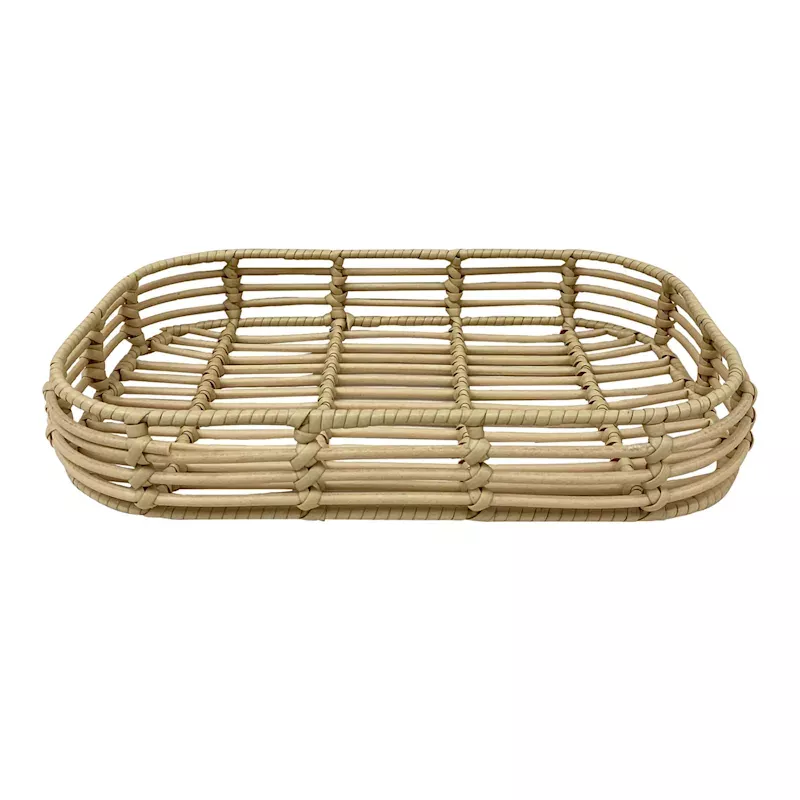 Rattan Tray, 12.6x3.5