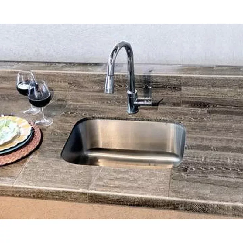 RCS Stainless Undermount Sink and Faucet