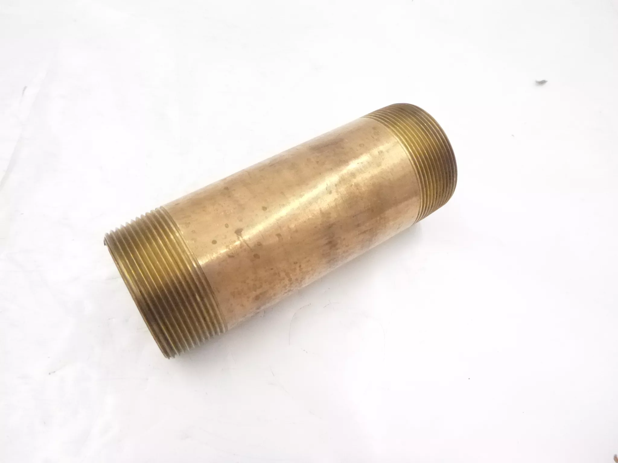Red Brass 2-1/4″ MNPT x 6″ OAL Pipe Nipple Schedule 40
