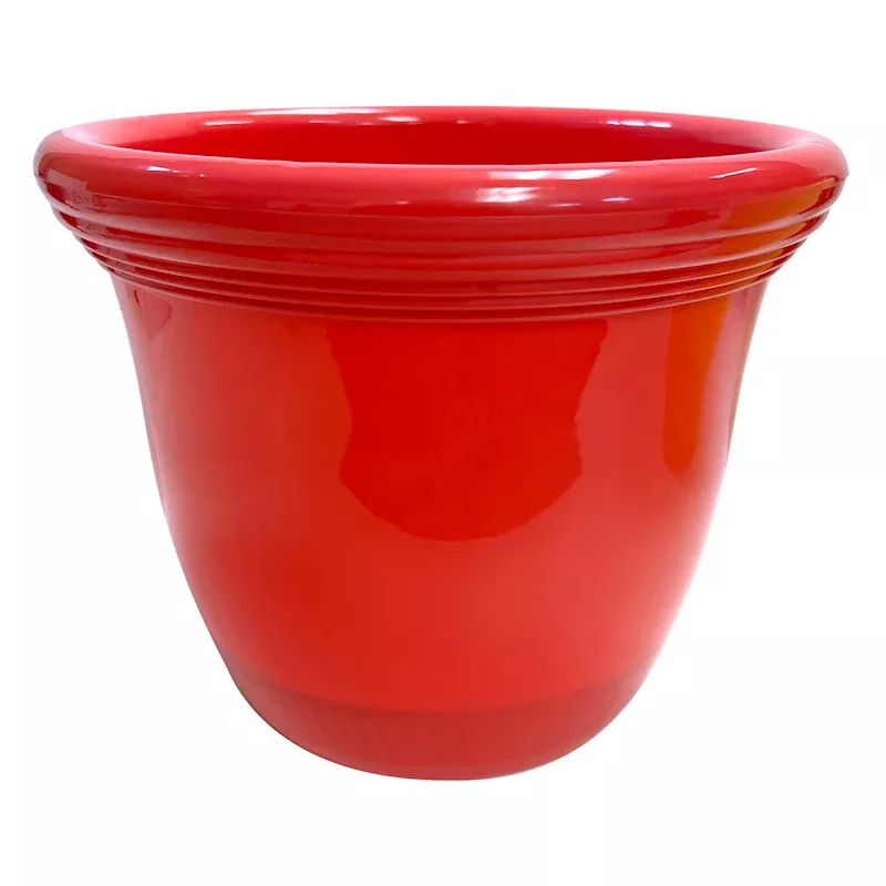 Red Capri Outdoor Planter, 12"