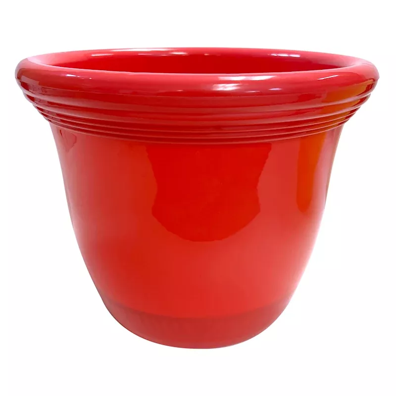 Red Capri Outdoor Planter, Medium