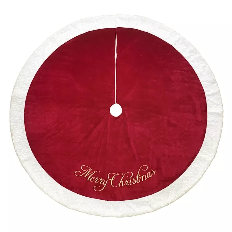 Red Velvet Tree Skirt, 72"