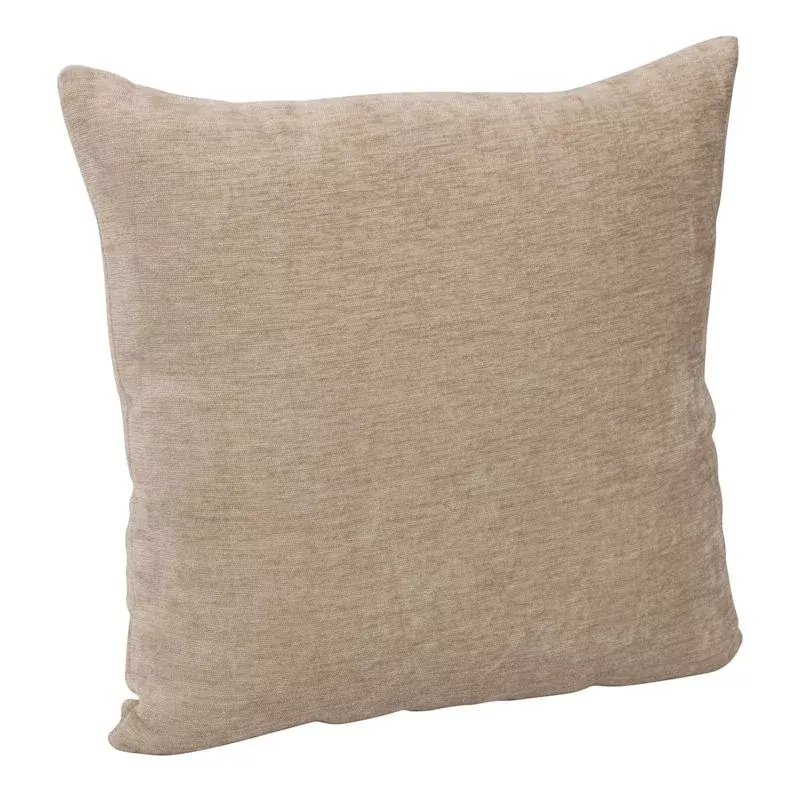 Reese Linen Chenille Throw Pillow, 18"