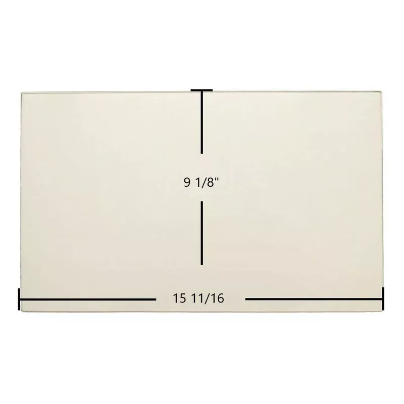 Regency Ceramic Glass Panel | 15 11/16″ x 9 1/8″ | Fits F2000M F2100M I1200 Classic I1150 | Part #846-302