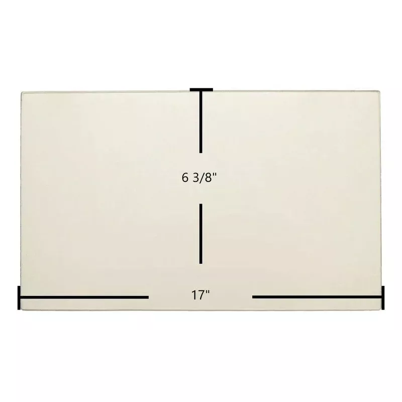 Regency Ceramic Glass Panel | 17″ x 6 3/8″ | Part #940-942