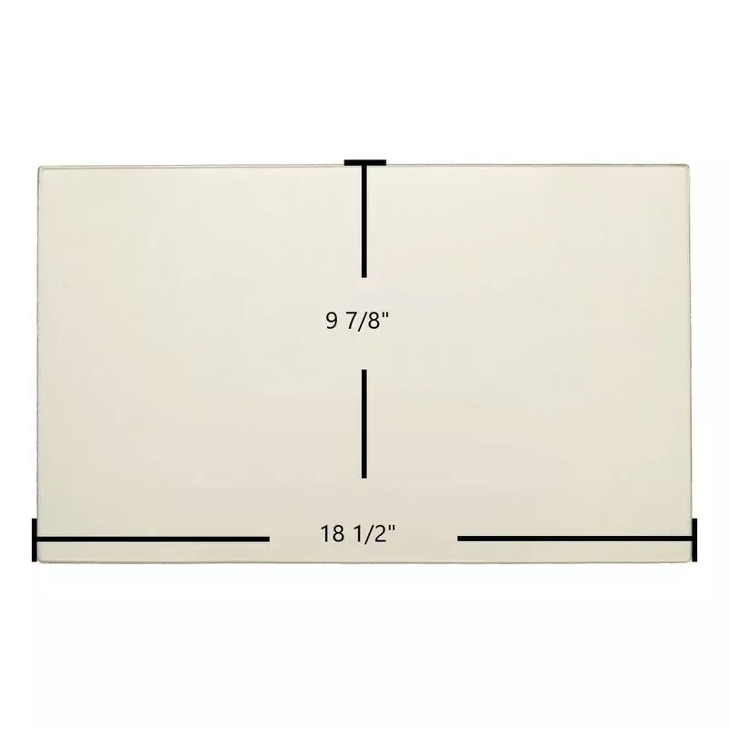 Regency Ceramic Glass Panel | 18 1/2″ x 9 7/8″ | Fits F3100 H2100 I2400 I3100L L2400 L3100 S3100 & More | Part #846-304