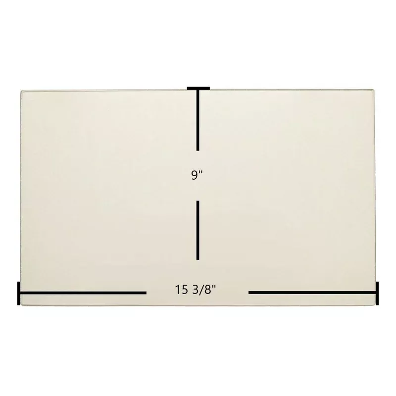 Regency GF55 & GFI55 Ceramic Glass Panel | 15 3/8″ x 9″ | Part #GF55-029