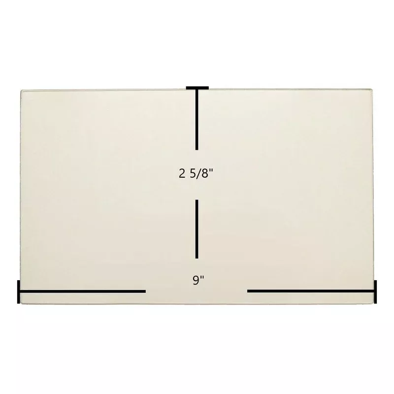 Regency GF55 GFI55 Side Glass | 9″ x 2 5/8″ | Part #GF55-028