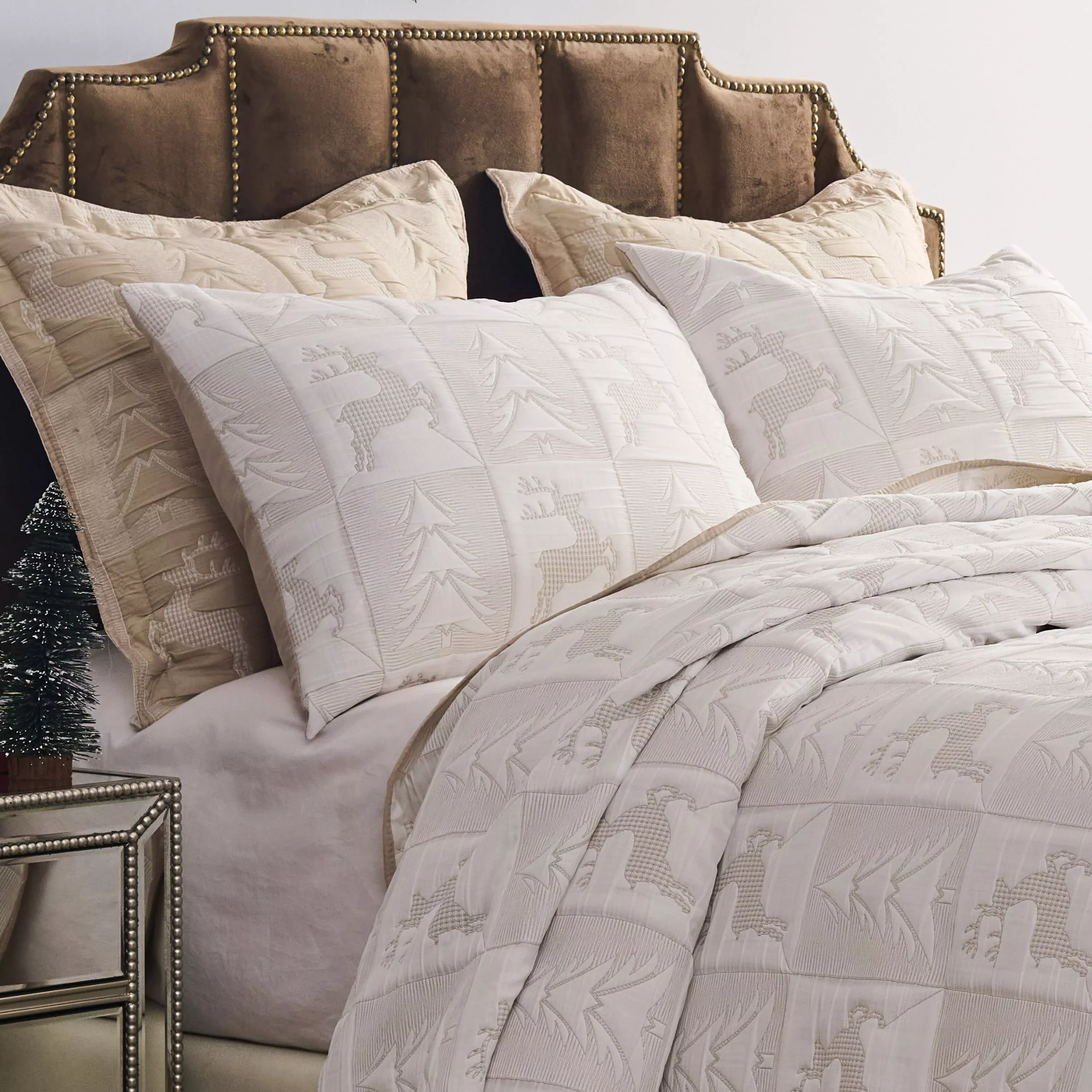 Reindeer Games Jacquard Sham