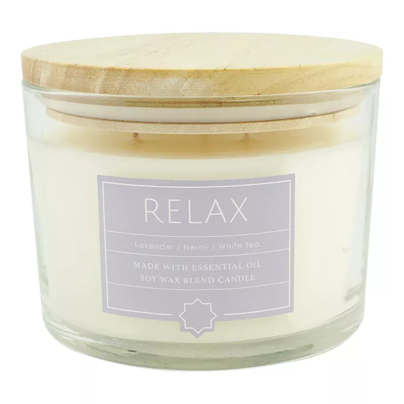Relax Scented Jar Candle, 16oz