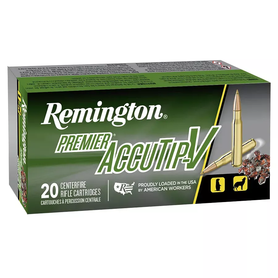 Remington Premier AccuTip .22-250 Rem Ammo - 50GR