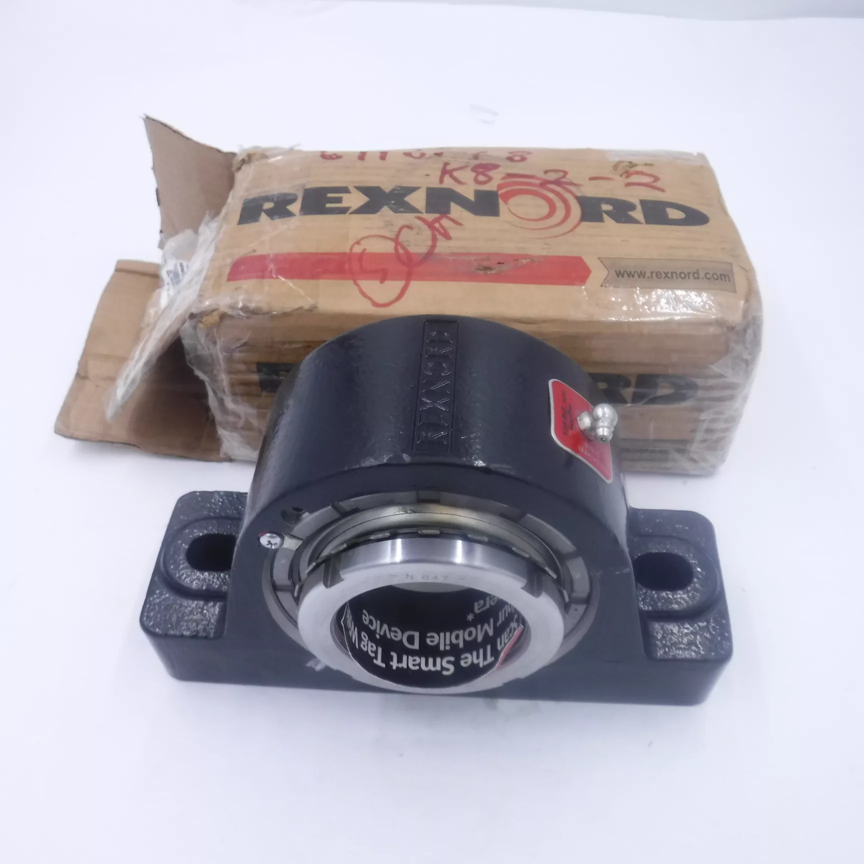 Rexnord PB22647HK81 2-15/16″ DiaBore Solid-housed Pillow Block Roller Bearing